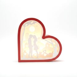 “Enchanted Love” – Layered Heart Lamp