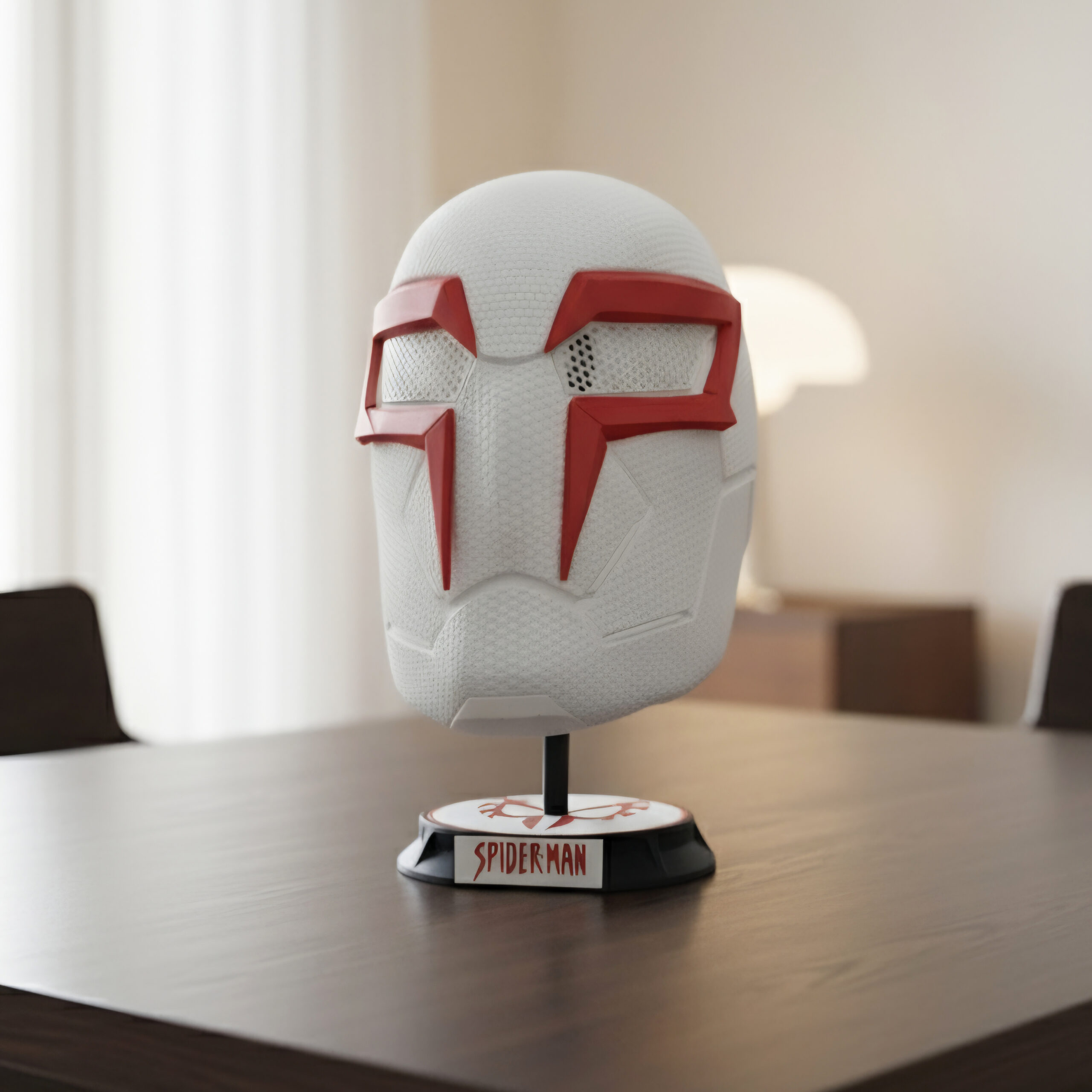 "Spider 2099" inspired White Suit Helmet - Image 2