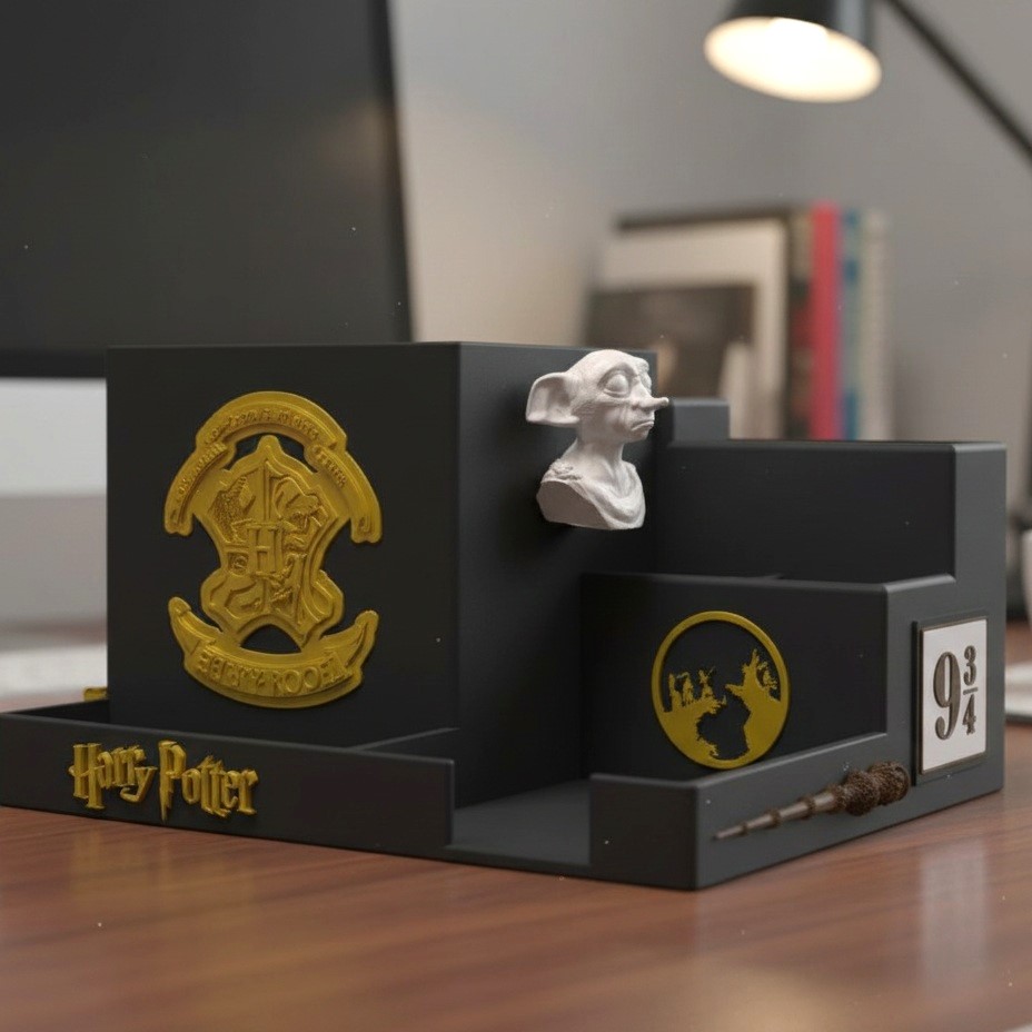 Hogwarts Castle & Crest Stationary Organizer - Image 8