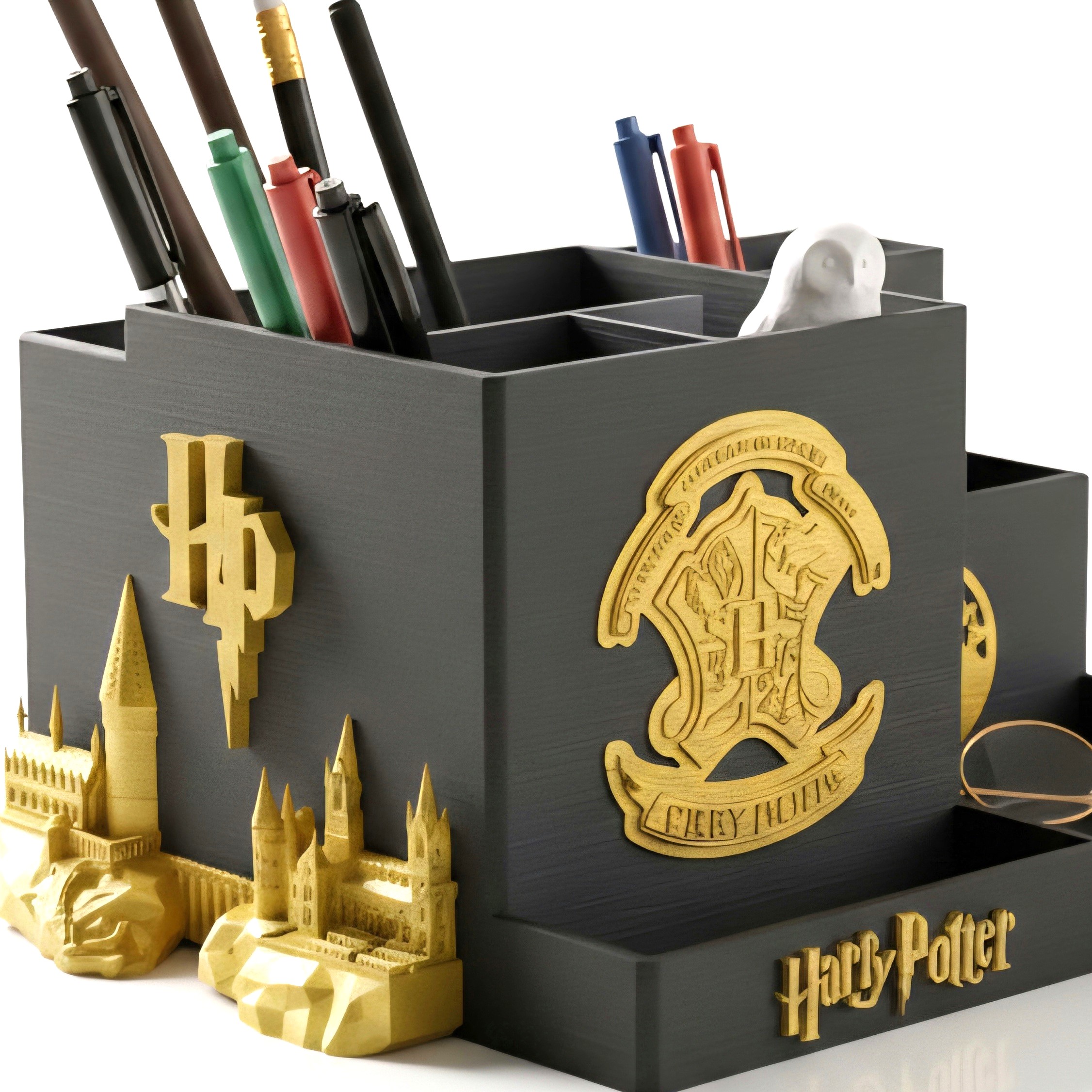 Hogwarts Castle & Crest Stationary Organizer - Image 6