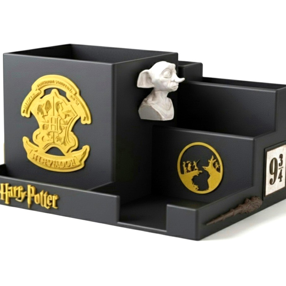 Hogwarts Castle & Crest Stationary Organizer - Image 4