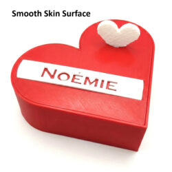 Tailor-Made Heart Box with Multi-Textures