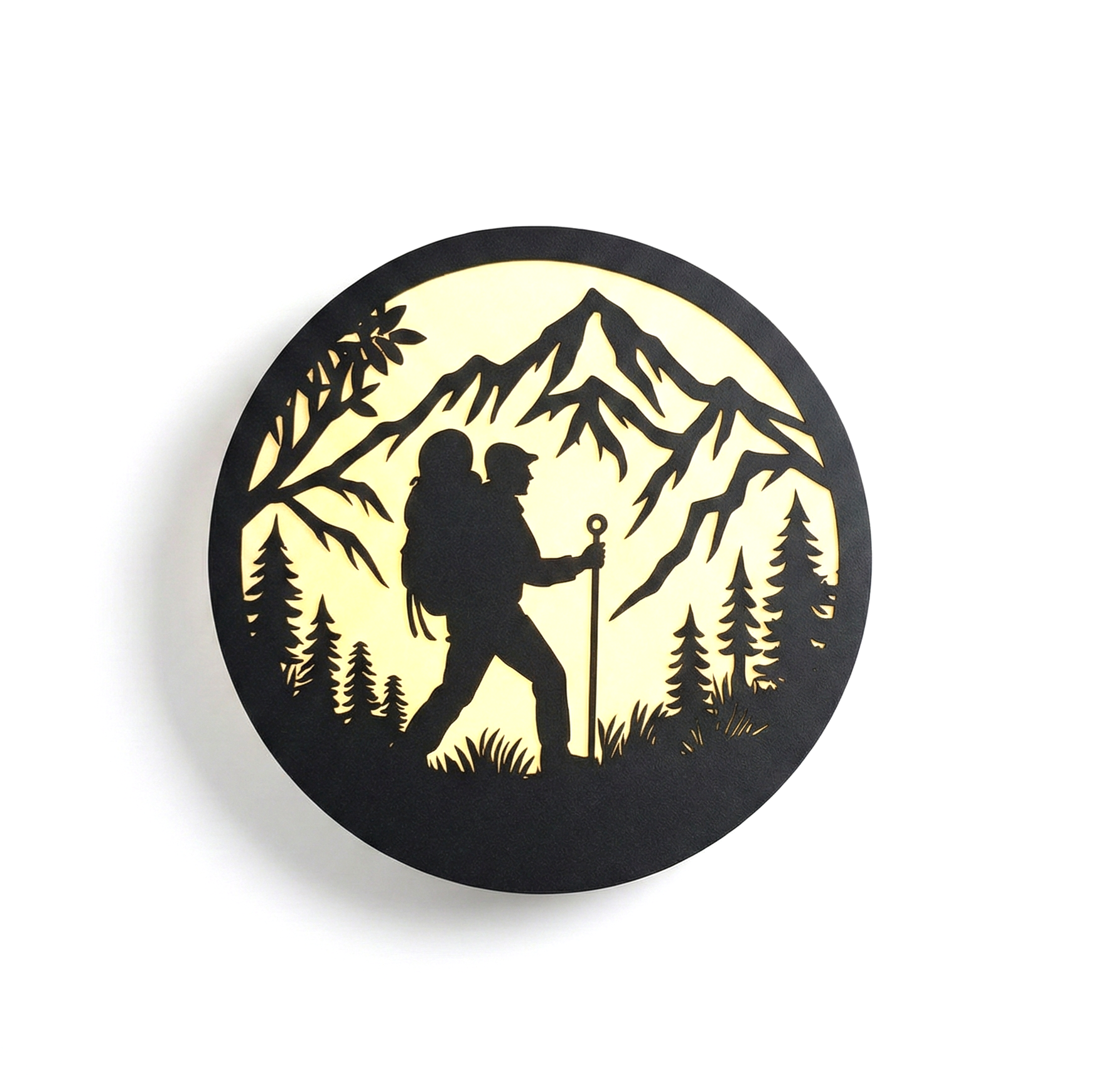 Hiker Silhouette Wall Hung / Table Lamp - Image 9