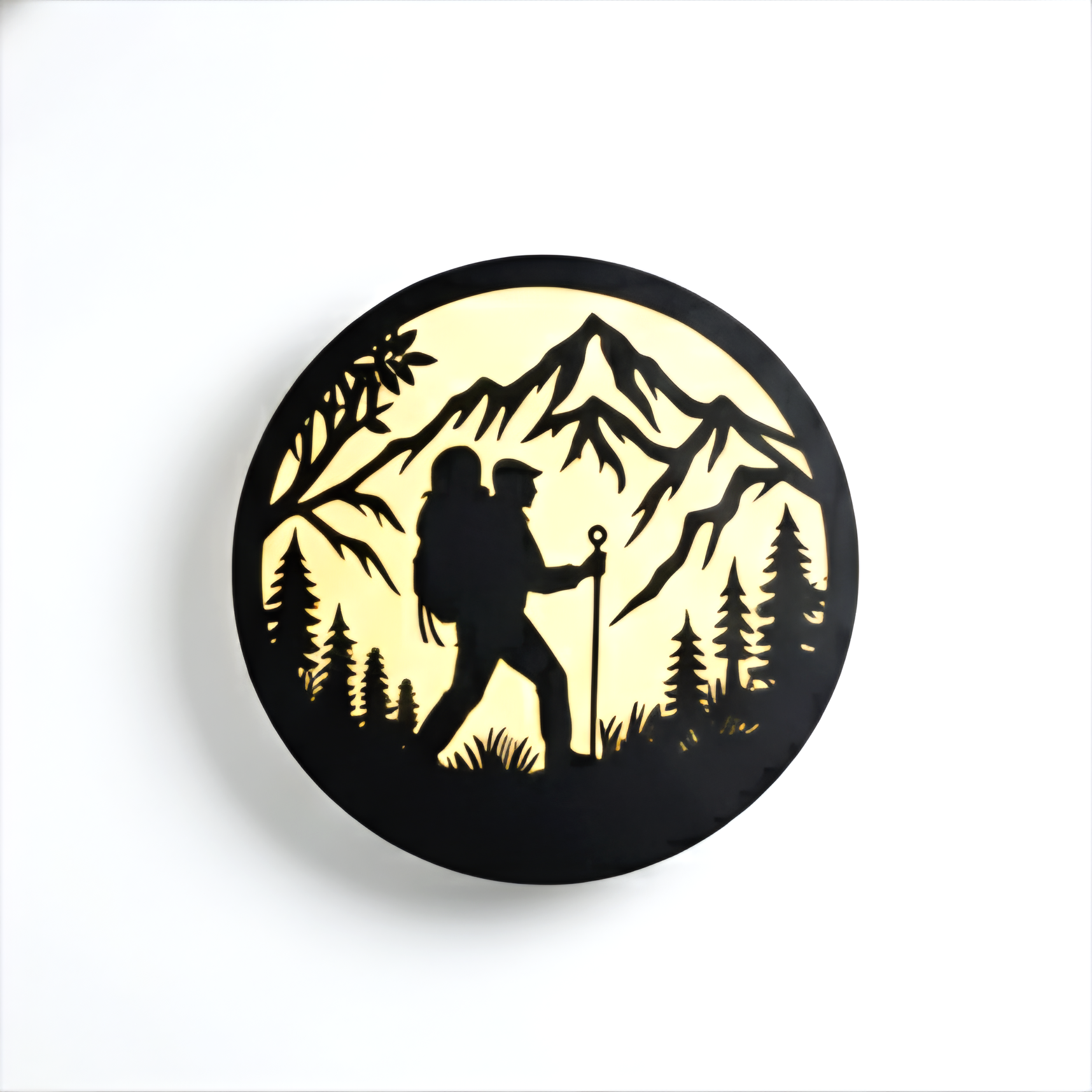 Hiker Silhouette Wall Hung / Table Lamp - Image 6