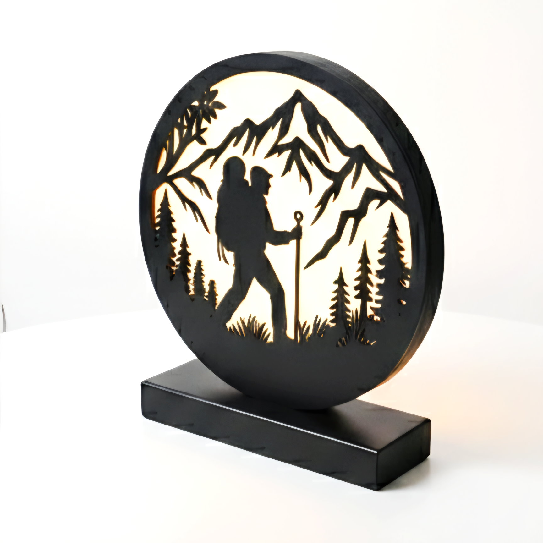 Hiker Silhouette Wall Hung / Table Lamp - Image 4
