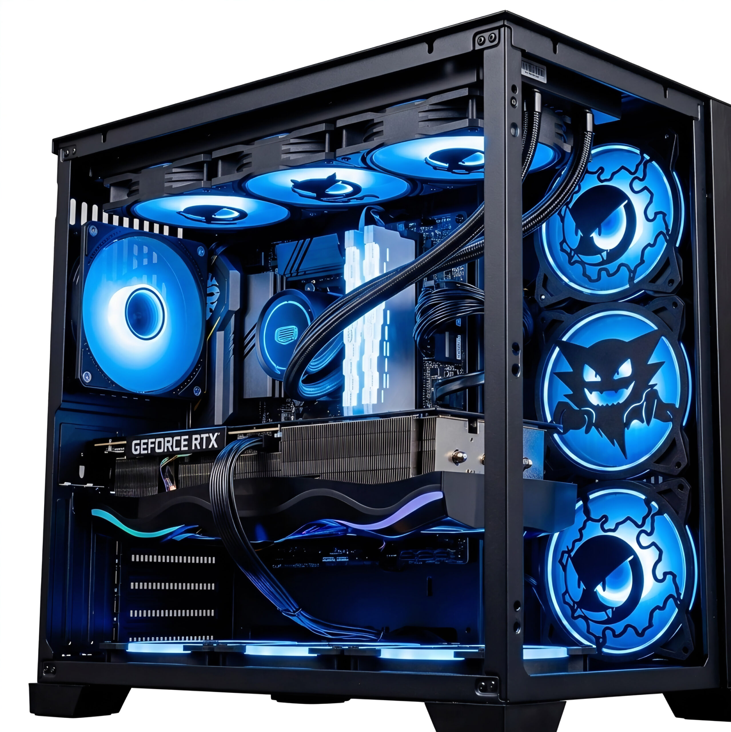 Bespoke Graphic Card Pillar with Custom Fan Shrouds - Image 4