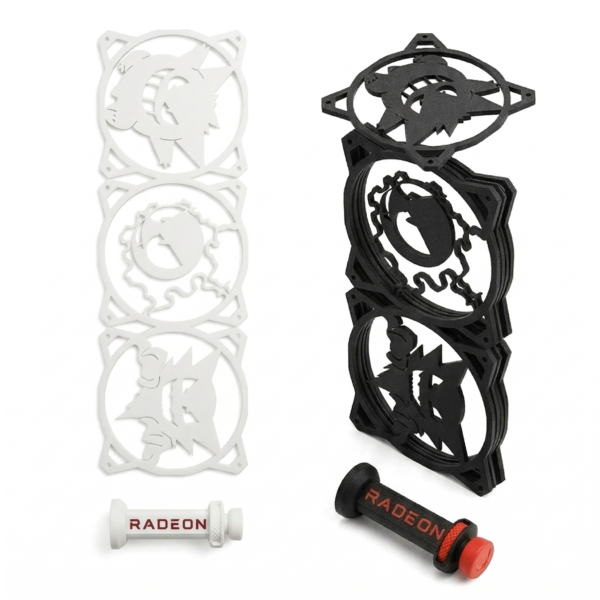 Bespoke Graphic Card Pillar with Custom Fan Shrouds