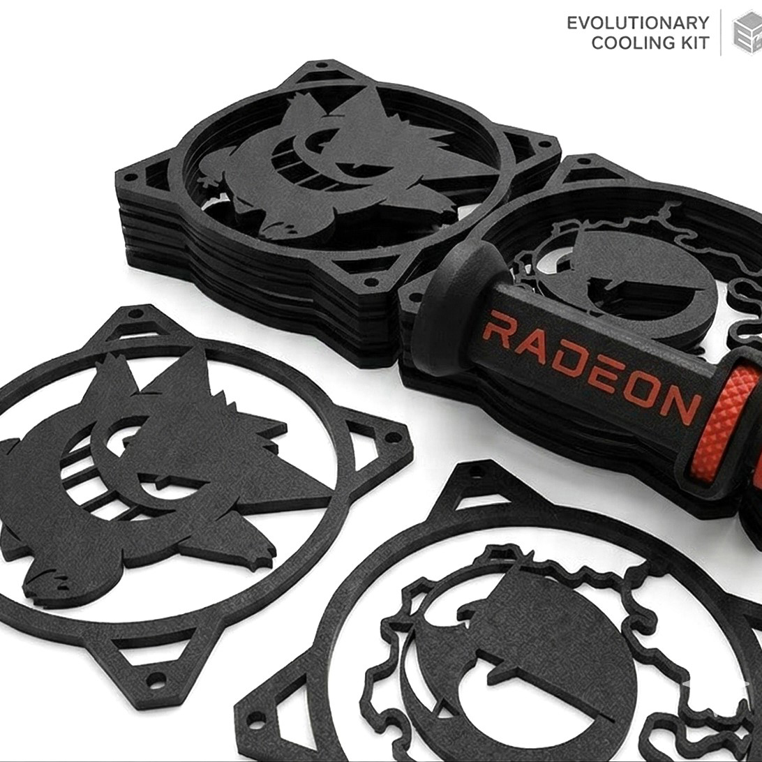 Bespoke Graphic Card Pillar with Custom Fan Shrouds - Image 10